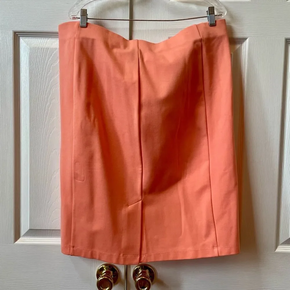 PEACH PENCIL SKIRT SIZE XXL BY ATTENTION